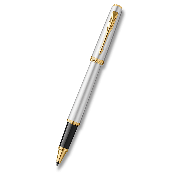 Roller PARKER Meridian Chrome GT, hrot F - čierna náplň