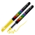 Popisovač M&G MOCALO Acrylic Marker, štetcový hrot - Yellow Green 402