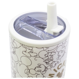 Termo hrnček Mickey Mouse so slamkou a uchom 920 ml (1)