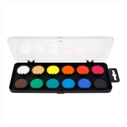 Water colors KOH-I-NOOR 30 mm, set of 10 pcs., black (1)