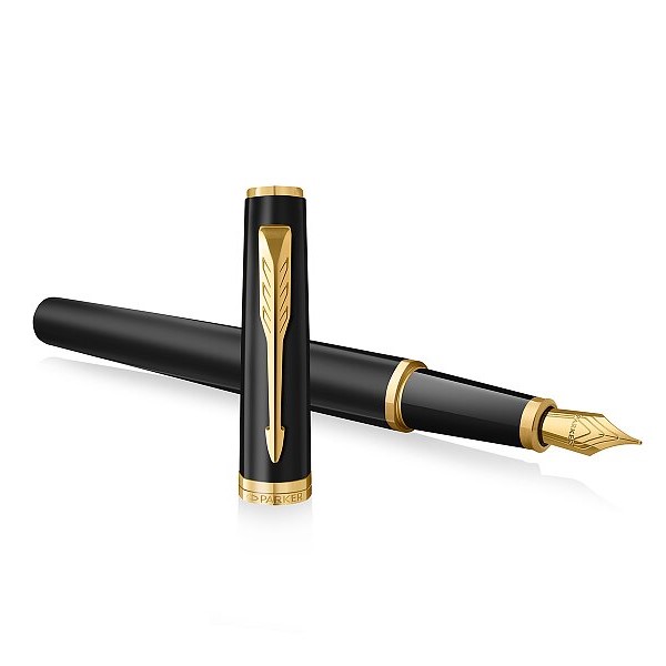 Pero plniace PARKER Meridian Matte Black GT, hrot F