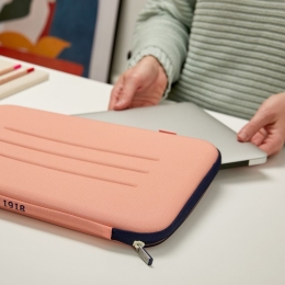 Semi-rigid laptop case 1918 series, pink 14" (4)