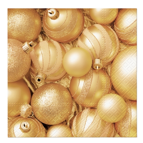 Napkins Christmas celebrations
baubles