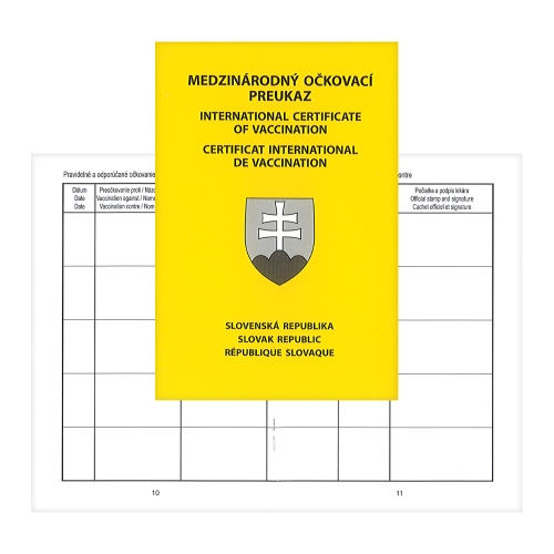 International vaccination card 619