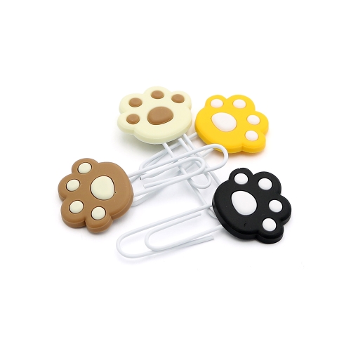 Ozdobná spona /záložka Cat's paw 7 cm (sada 4 ks) (1)