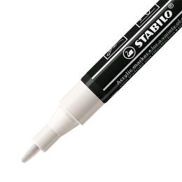 Acrylic marker STABILO FREE Acrylic T100 Round tip 1-2 mm - white (1)