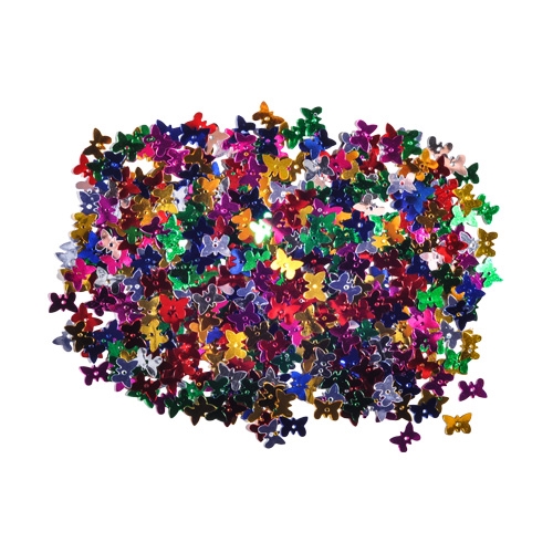 Butterfly decoration mix colors 11 mm/14 g
