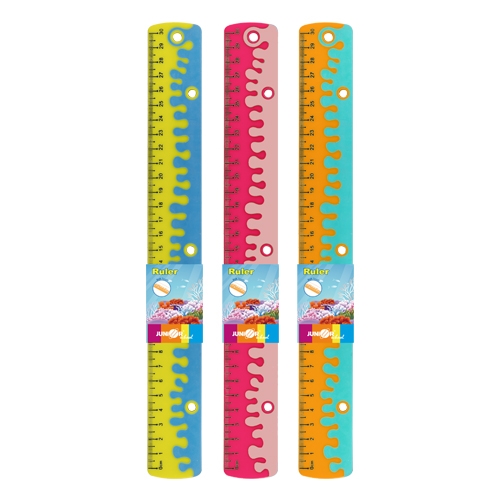 Ruler 30 cm, colored (26584)