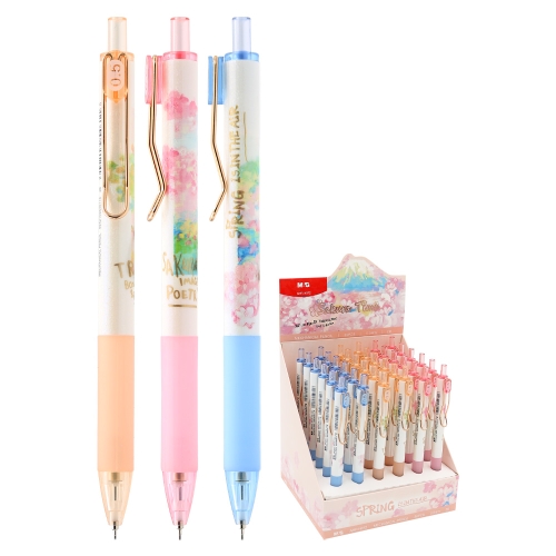 M&G Sakura time micropencil, 0.5 mm, 2B (3 designs)