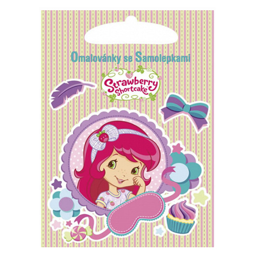 Omaľovanka A5 Akim - Strawberry + samolepky