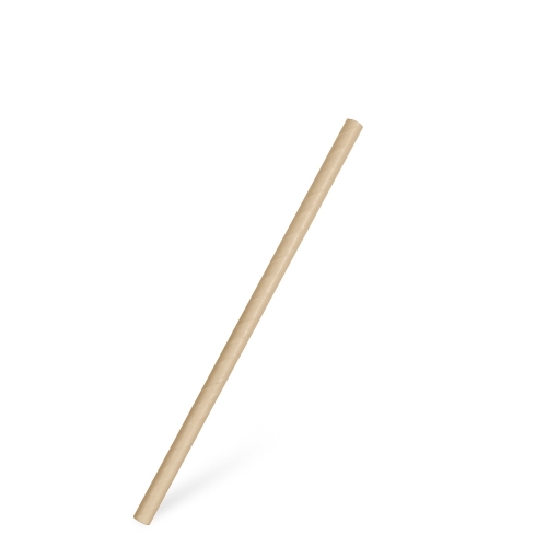 Kraft paper straw `JUMBO` O8mm x 20cm [100 pcs]