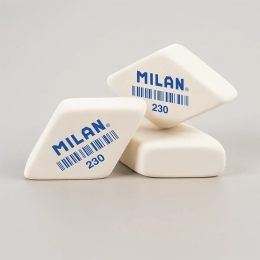 Synthetic rubber MILAN 230 diamond shape - white (2)