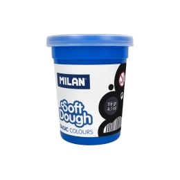 Box 4 jars of 116 g Soft Dough, black