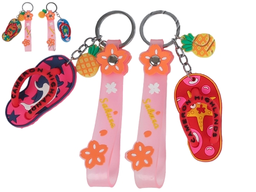 Toys&Trends 6asstd flip flops key ring in PB 24pcs in DBX