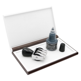Stamp oil paint JUNIOR 30 ml - black (2)