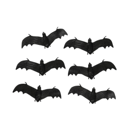 Bat decoration 6 pcs