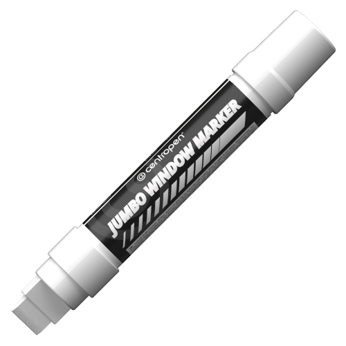 Popisovač kriedový CENTROPEN 9120 JUMBO - biely na sklo