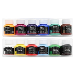 Textile paints 25 ml /12 colours (1)