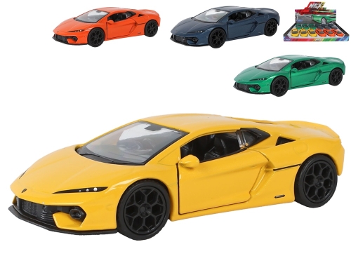 Welly 4asstd color 12cm die cast pull back Lamborghini Temerario 12pcs in DBX