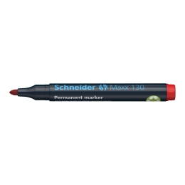 Permanent marker SCHNEIDER "Maxx 130, 1-3 mm, conical tip, red