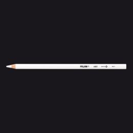 Carton blister 3 white drawing pencils thick lead, O 4 mm
