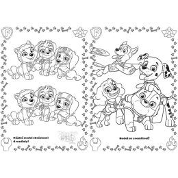 Coloring book JM A4 Paw patrol + stickers (1)