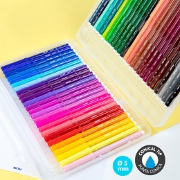 Markers MILAN round 0.5 mm MAXI - set of 50 cases (2)