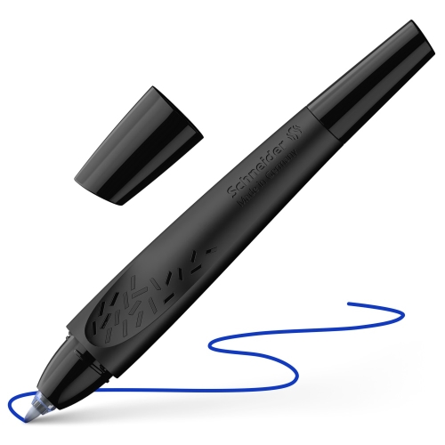 Roller bombičkový Schneider Breeze Black - modrá náplň