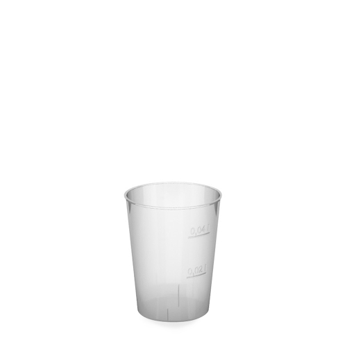 Crystal glass 2cl/4cl, 10 pcs