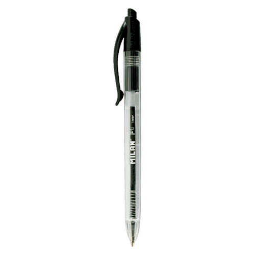 Pero guľôčkové MILAN P1 1,0 mm -  čierne
