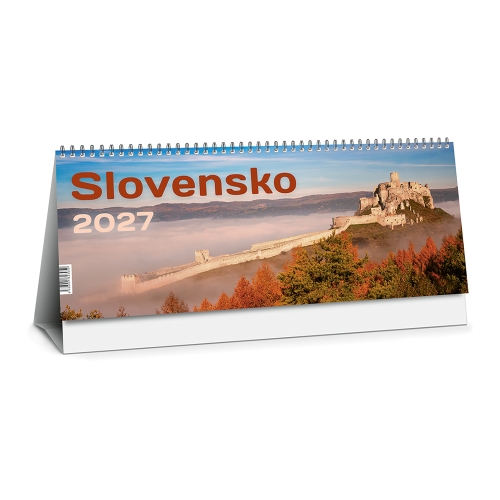 Table calendar Slovakia 2027