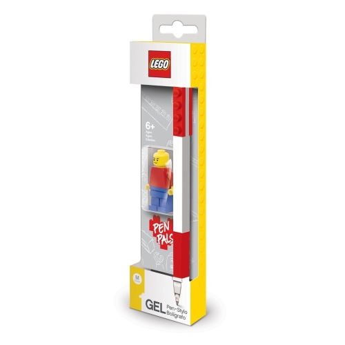 LEGO Gélové pero s minifigúrkou, červené