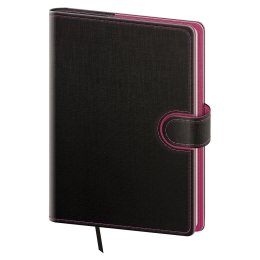 2027 A5 Daily Planner Flip - Anthracite/Magenta (1)