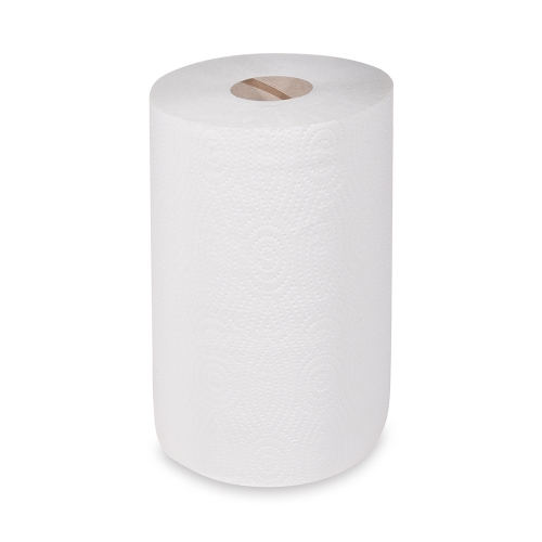 Towel (Tissue) rolled 2-layer with embossing white O13.5cm 19cm x 50m [6 pcs]