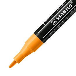 Acrylic marker STABILO FREE Acrylic T100 Round tip 1-2 mm - orange (1)