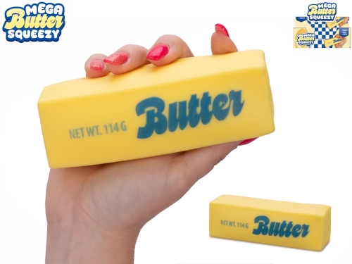 Mega squeeze kocka masla strečová jumbo 13,5x4x4cm v sáčku 12ks v DBX