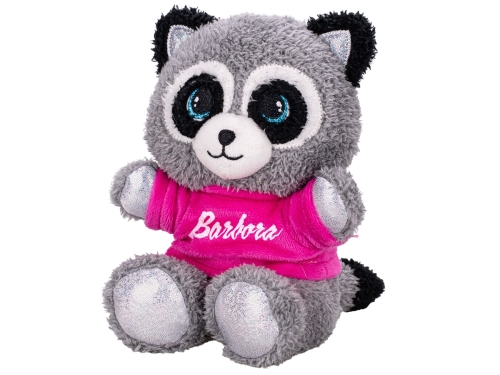 17cm plush raccoon w/T-shirt w/print 0m+
