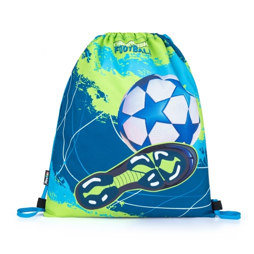 Bag for slippers OXY Style Mini football blue