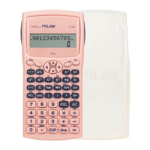 Kalkulačka MILAN M240 pink - vedecká 10+2 miestna