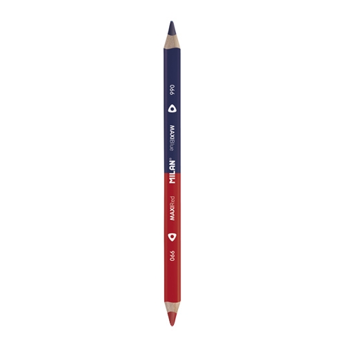 ceruzka trojhranná maxi červeno modrá