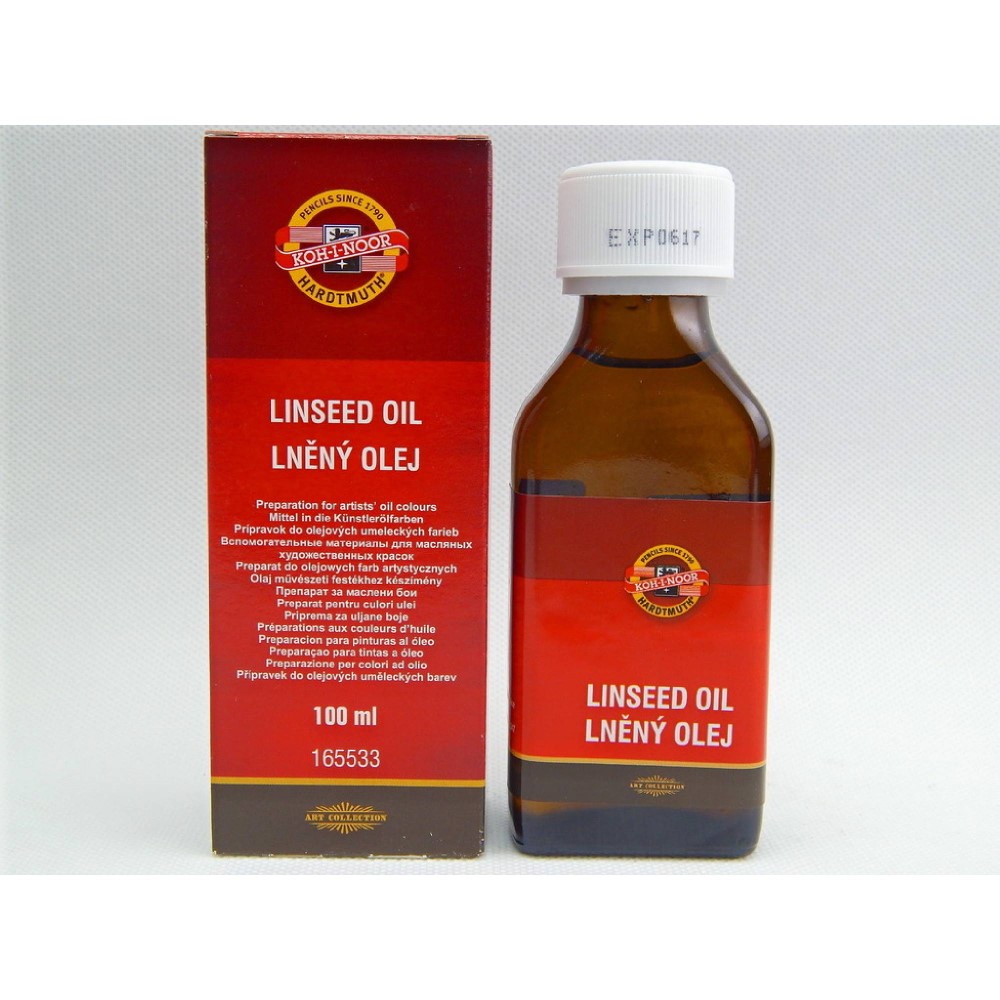 Ľanový olej 100 ml KOH-I-NOOR na olejové farby