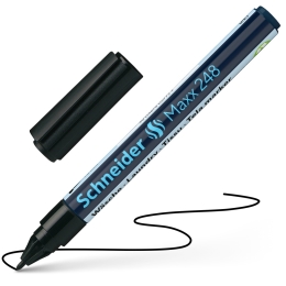 Schneider Maxx 248 Laundry Marker - Black