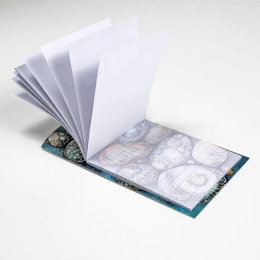 A6 Tear-Off Notebook with Pencil and Magnet - Balance, Dark Green