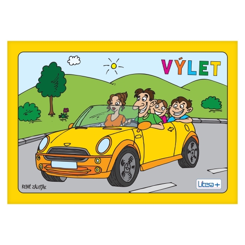 Omaľovánka A5 Litera - Výlet