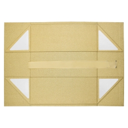 Gift box with bow 31,5 x 26 x 10,5 cm (mix of 4 colours) (5)