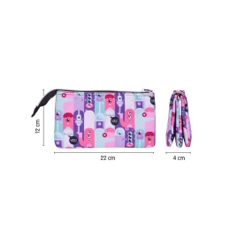 Pencil case MILAN 5-pocket, Aliens 2 series (1)
