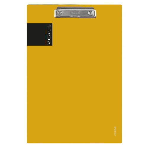 Writing pad with clip A4 lamino VERDE mustard