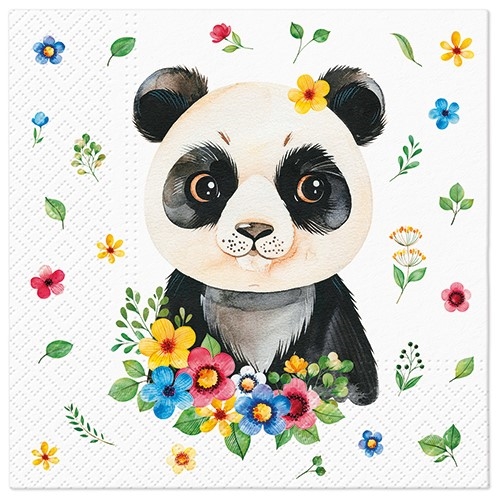 Obrúsky PAW L 33x33cm Flower Panda