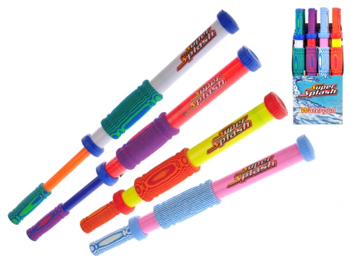 Sun Fun 4asstd color (red,white,yellow,pink) 45cm water pump 24pcs in DBX