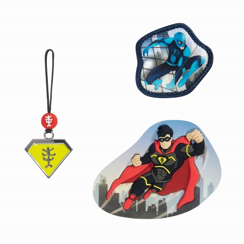 Additional set of images MAGIC MAGS Superhero Joris for briefcases GRADE, SPACE, CLOUD, 2i